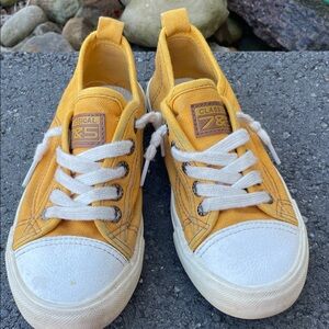 Classic Mustard Yellow Kids Sneakers